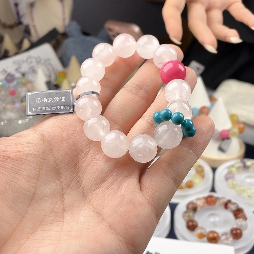 银S925镀金镶嵌手链水晶