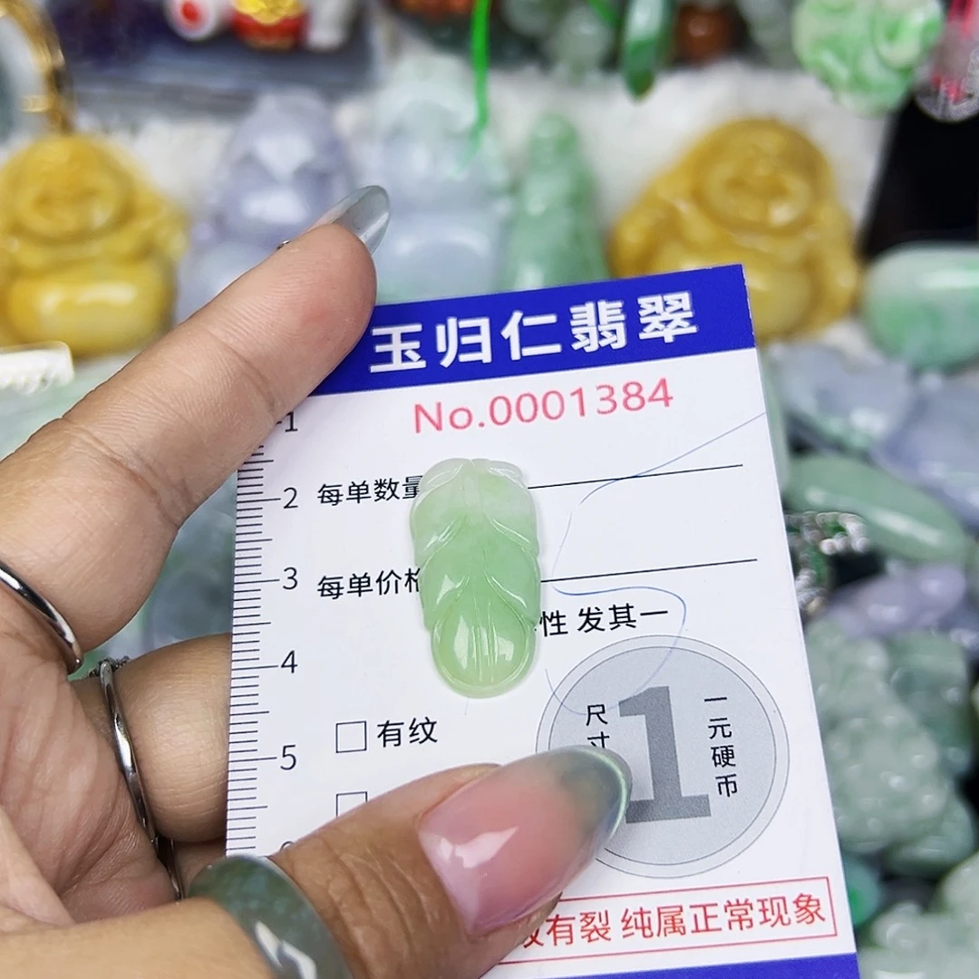 翡翠未镶嵌颈饰11