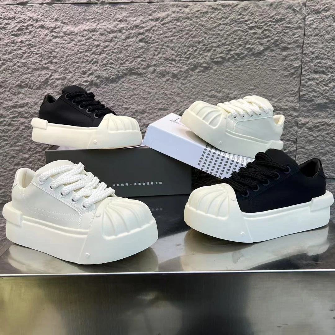2025男士秋季新款贝壳头百搭舒适轻便韩版厚底运动增高休闲鞋ins