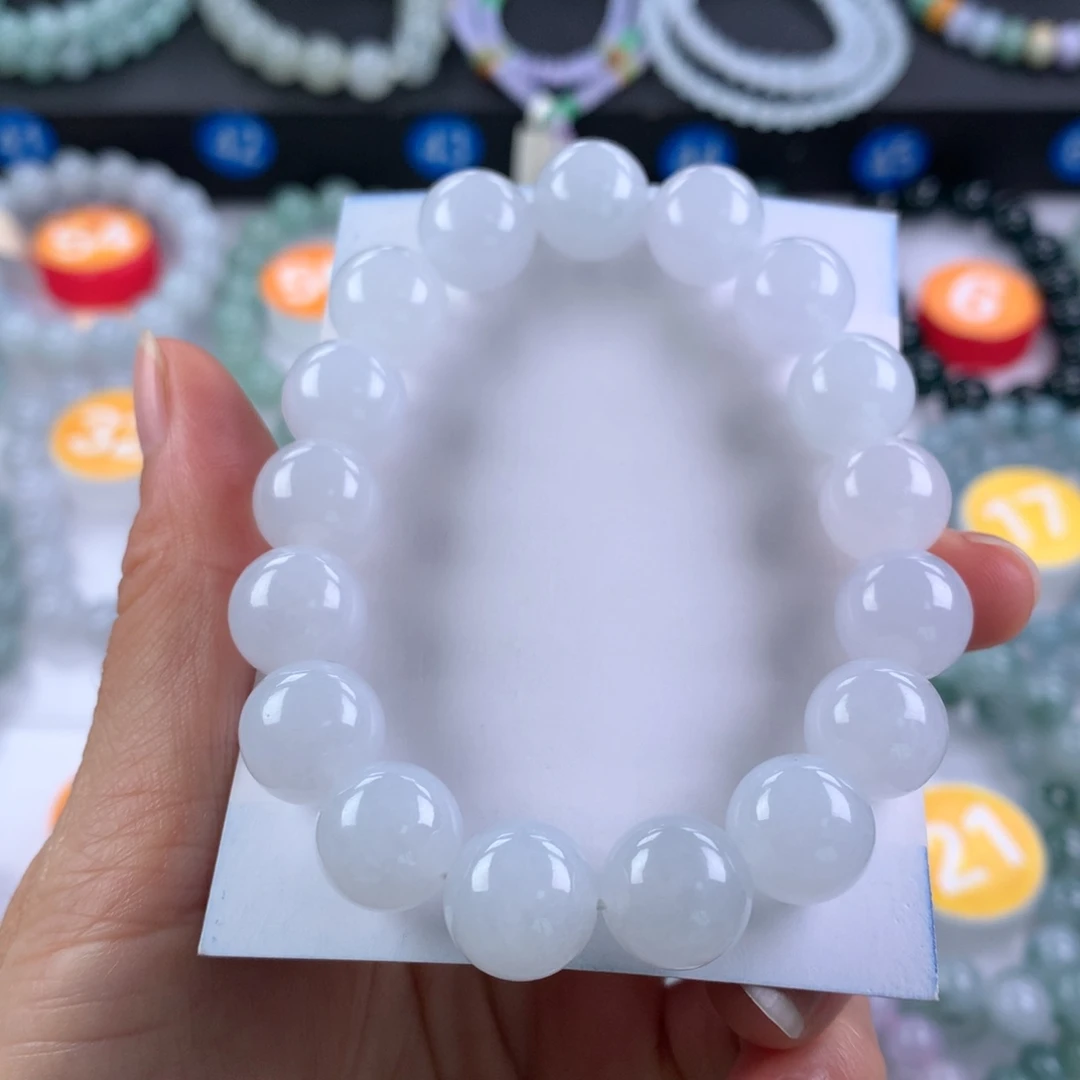 翡翠未镶嵌手链卡12.3
