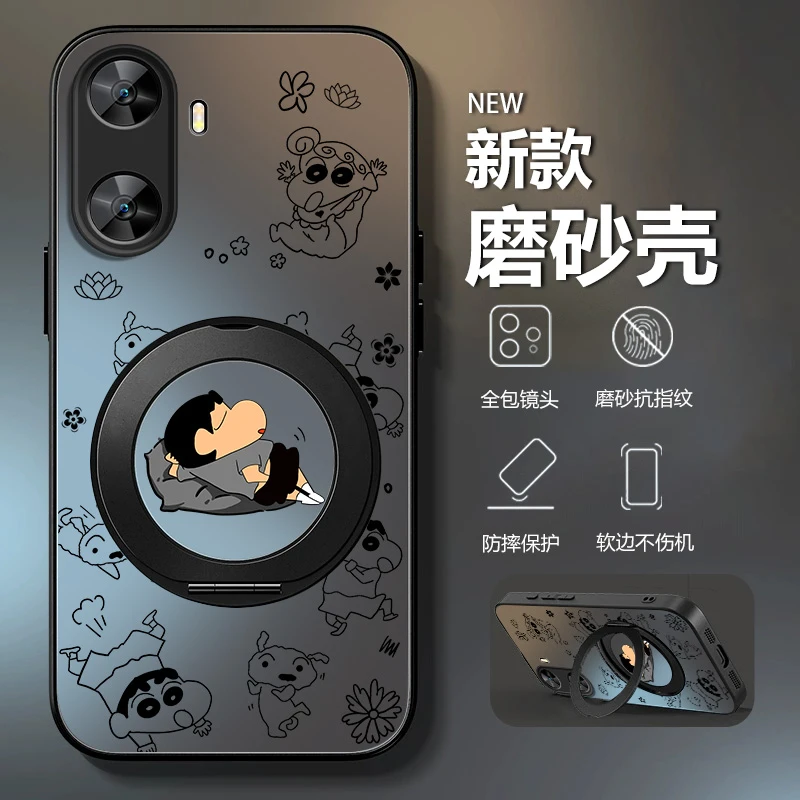 适用华为畅享60手机壳新款60Pro个性旋转支架畅享60X车载磁吸小新