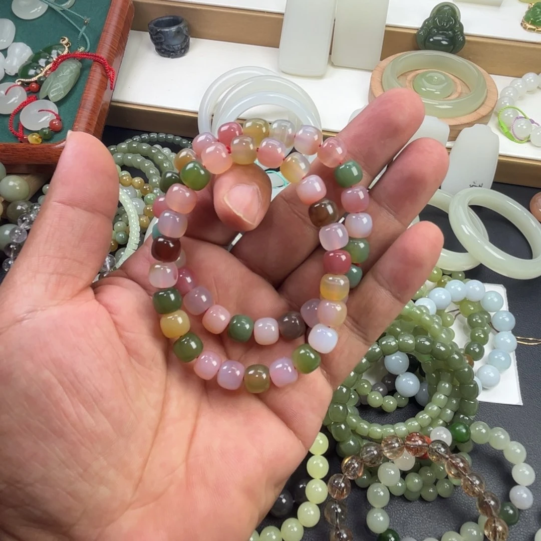 玛瑙/玉髓手链未镶嵌