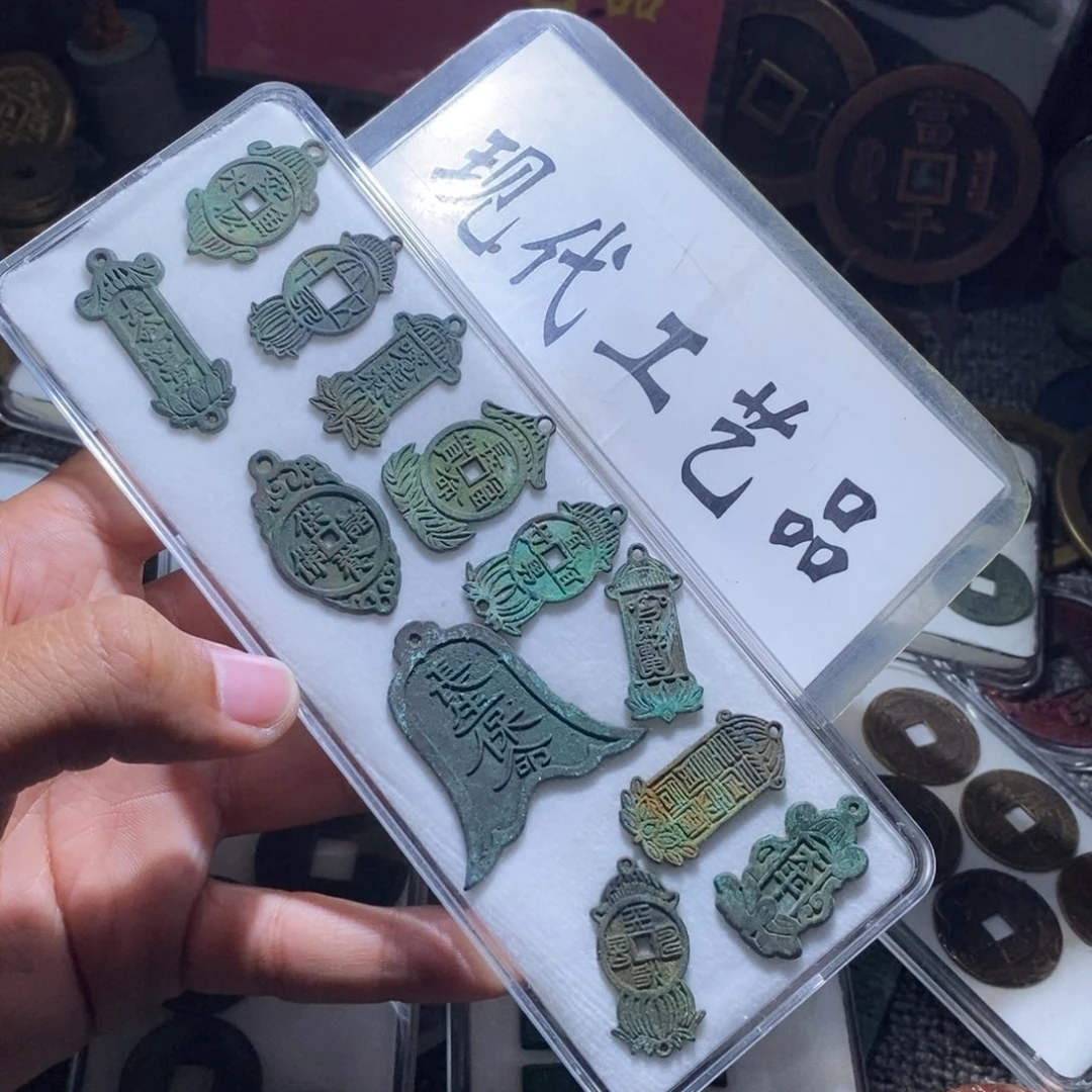 铜工艺品12个题材挂花