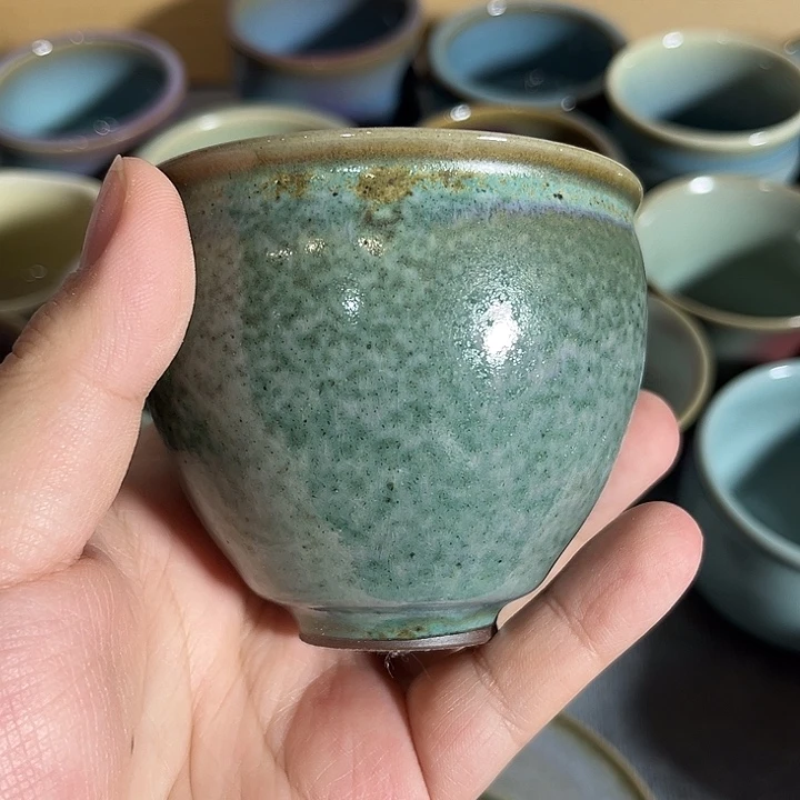 古***房摆件钧窑杯子钧窑杯子