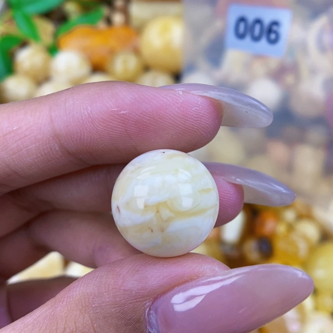 未镶嵌琥珀珠宝奇石16 粉