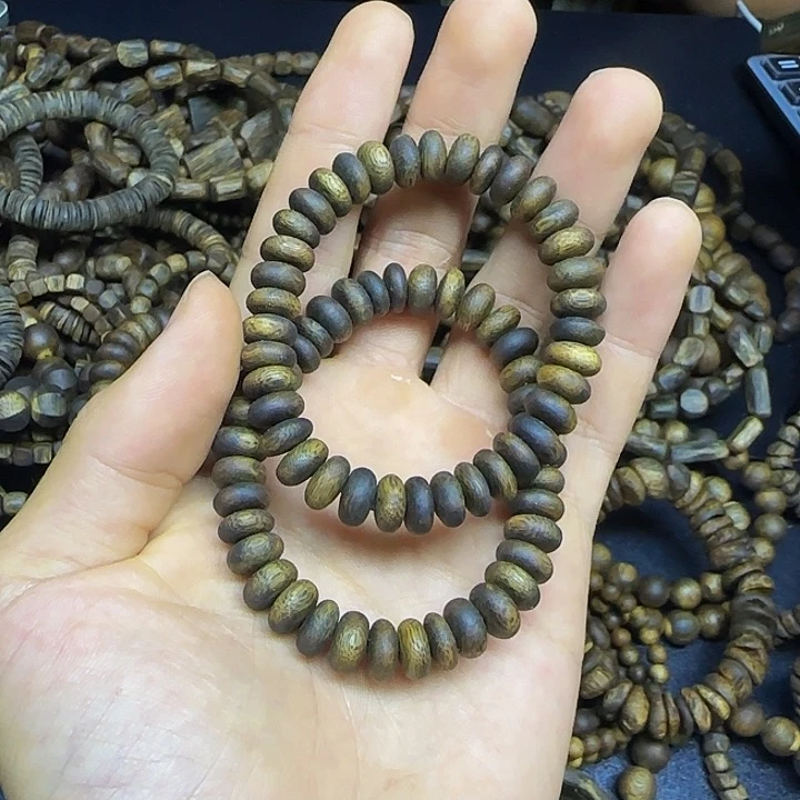 沉香碎屑沉香99分沉0.9算盘珠6克加多样性发一