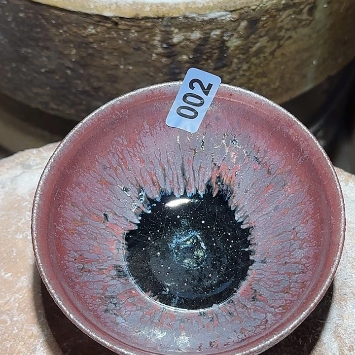 茶盏琢泥窑建盏柴烧