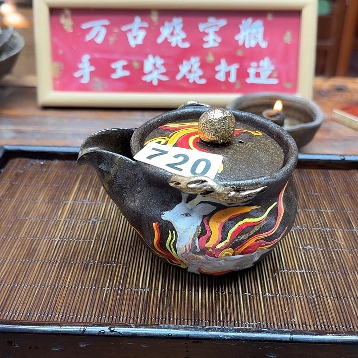 纯手工制作粗陶茶具