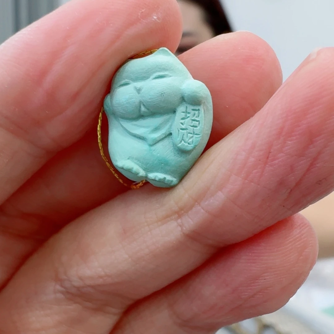 未镶嵌绿松石珠宝奇石