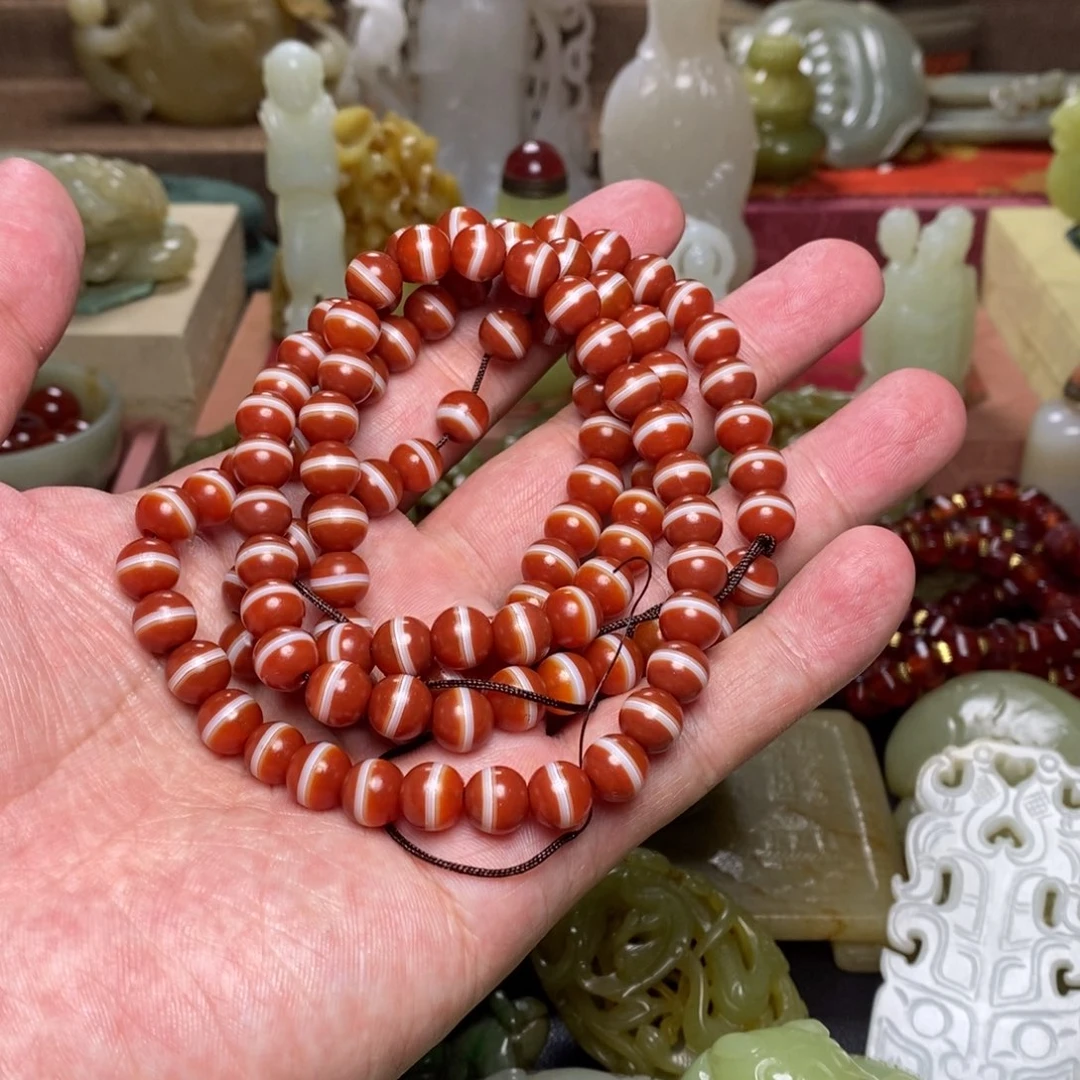 小***儿玛瑙/玉髓项链未镶嵌