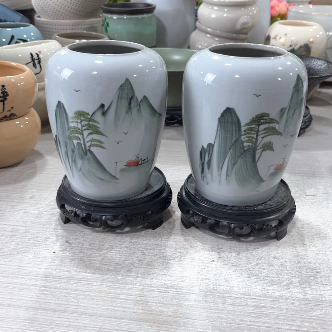 口径   6.5*13陶瓷绿植多肉微瑕花盆