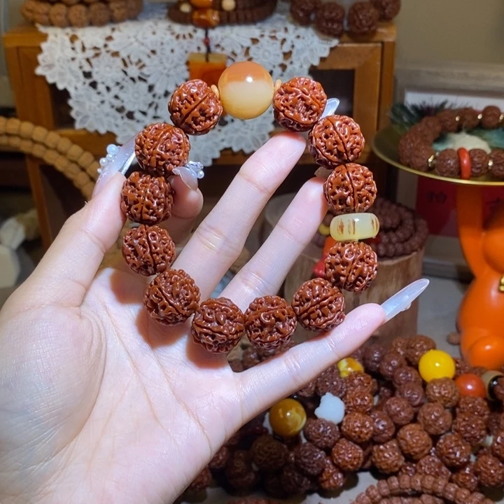 手串金刚菩提186玉华yjm灰扣