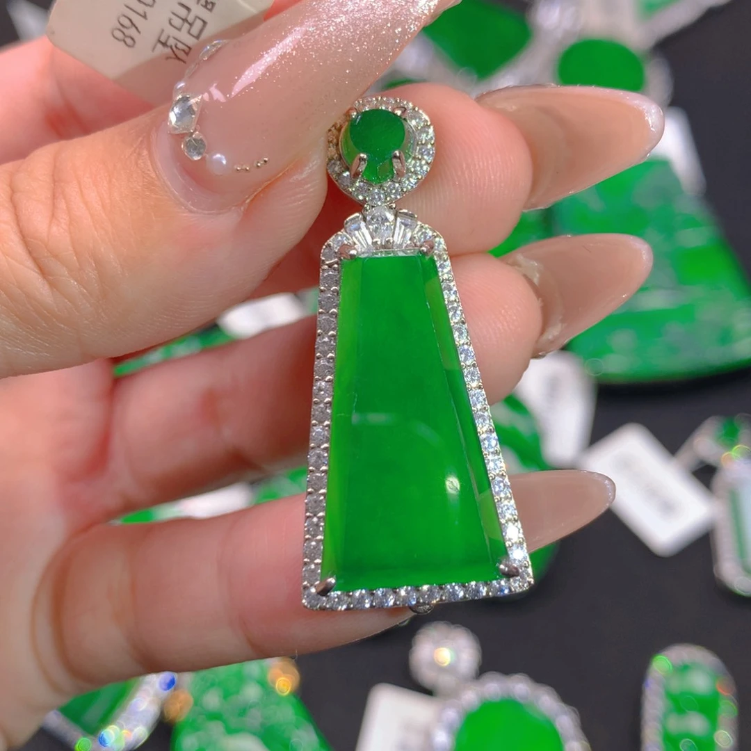 翡翠银S925镶嵌颈饰1111111111