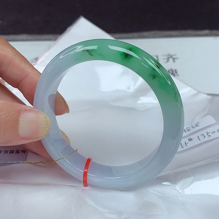 翡翠未镶嵌手镯55圈4850