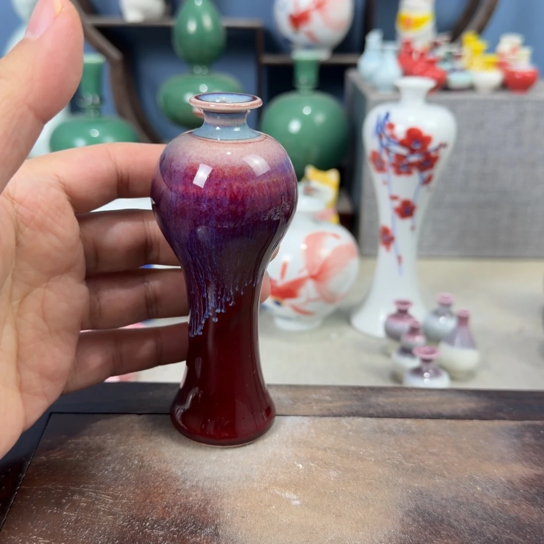 陶瓷手工小花器摆件