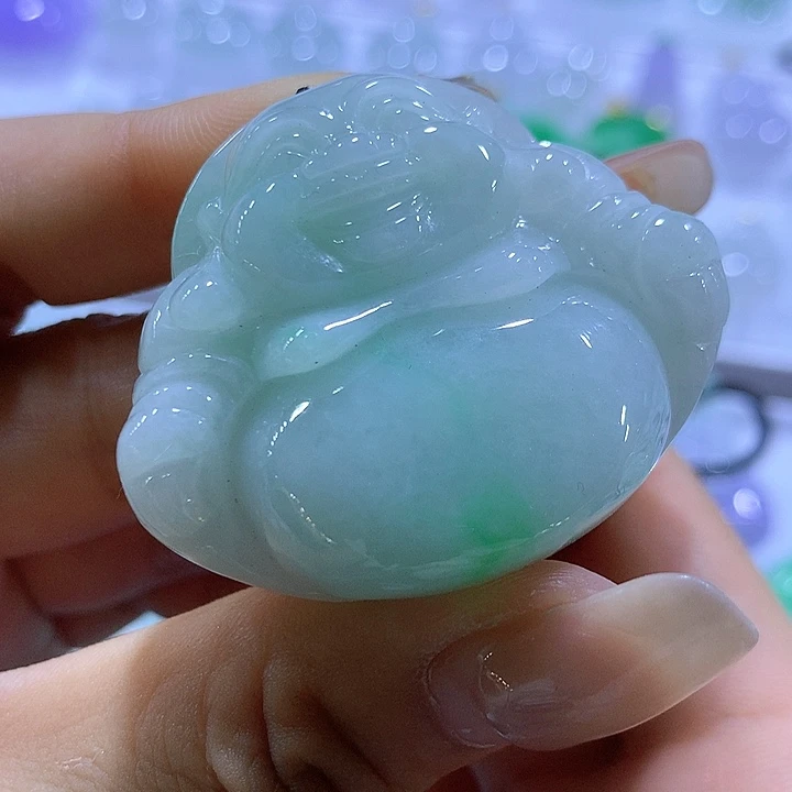 翡翠未镶嵌颈饰天然翡翠A货吊坠