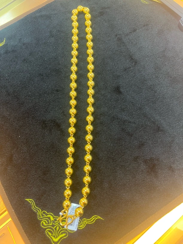 合金项链 首饰男士光面金色