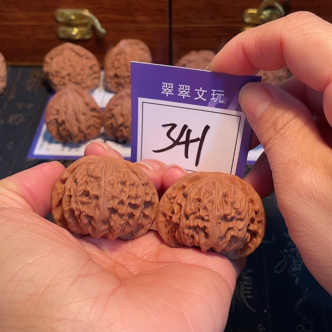 把件文玩核桃341号全品宫灯4.3