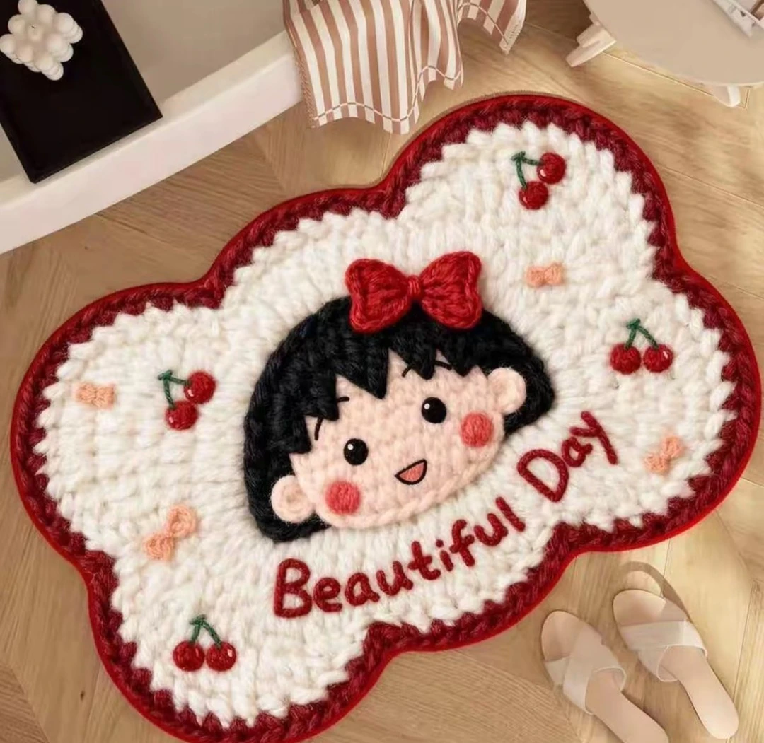 小丸子现代欧式风格入户浴室门垫防滑家用吸水耐磨垫地毯垫子地垫