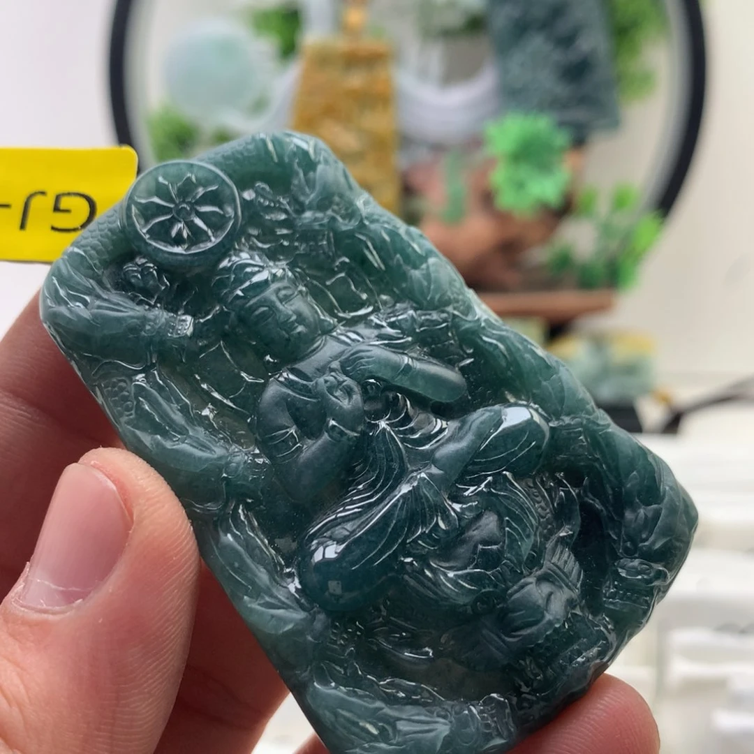 颈饰未镶嵌翡翠大势至