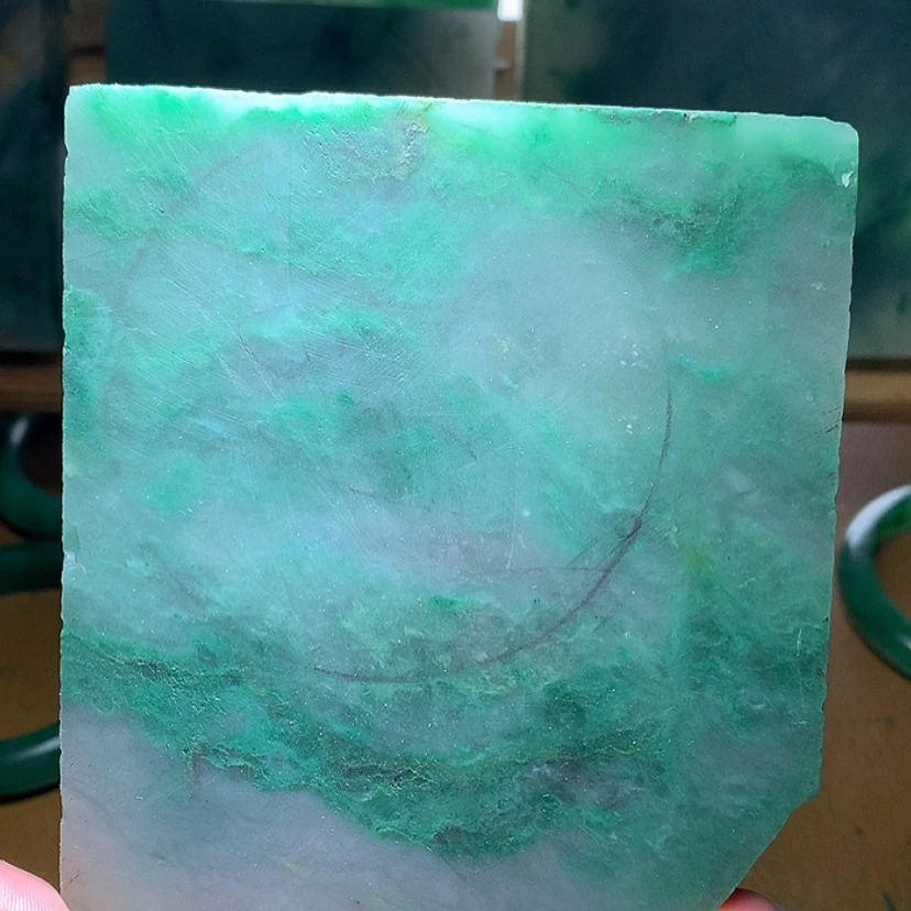 【闪购商品】定制石英质玉（非洲翠）平****丫