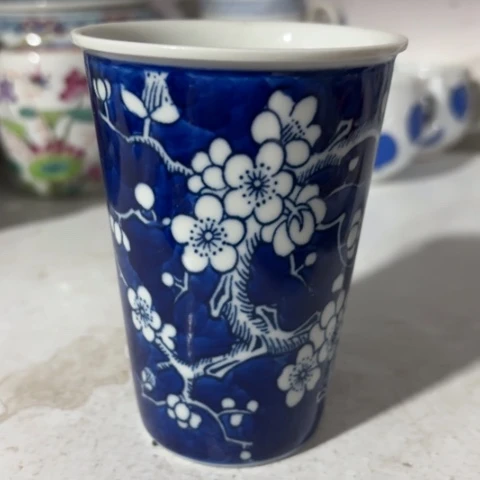 杯景德镇陶瓷瓷器摆件
