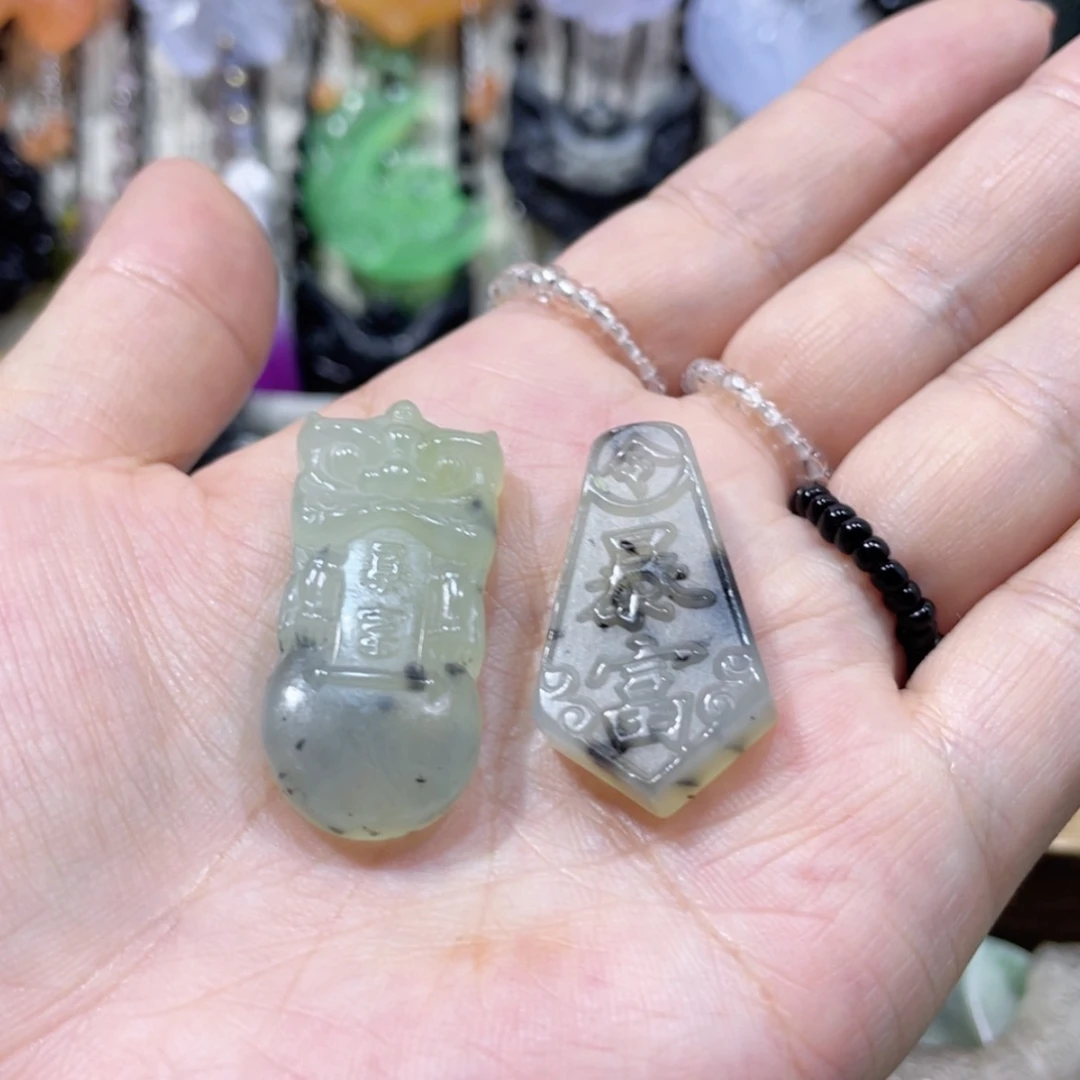 【闪购商品】未镶嵌岫玉颈饰70吊坠