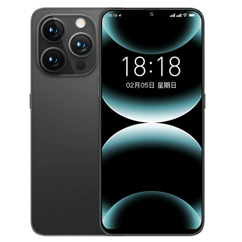 【官方正品】新款X16ProMax高清大屏全网通双卡双待手机黑B