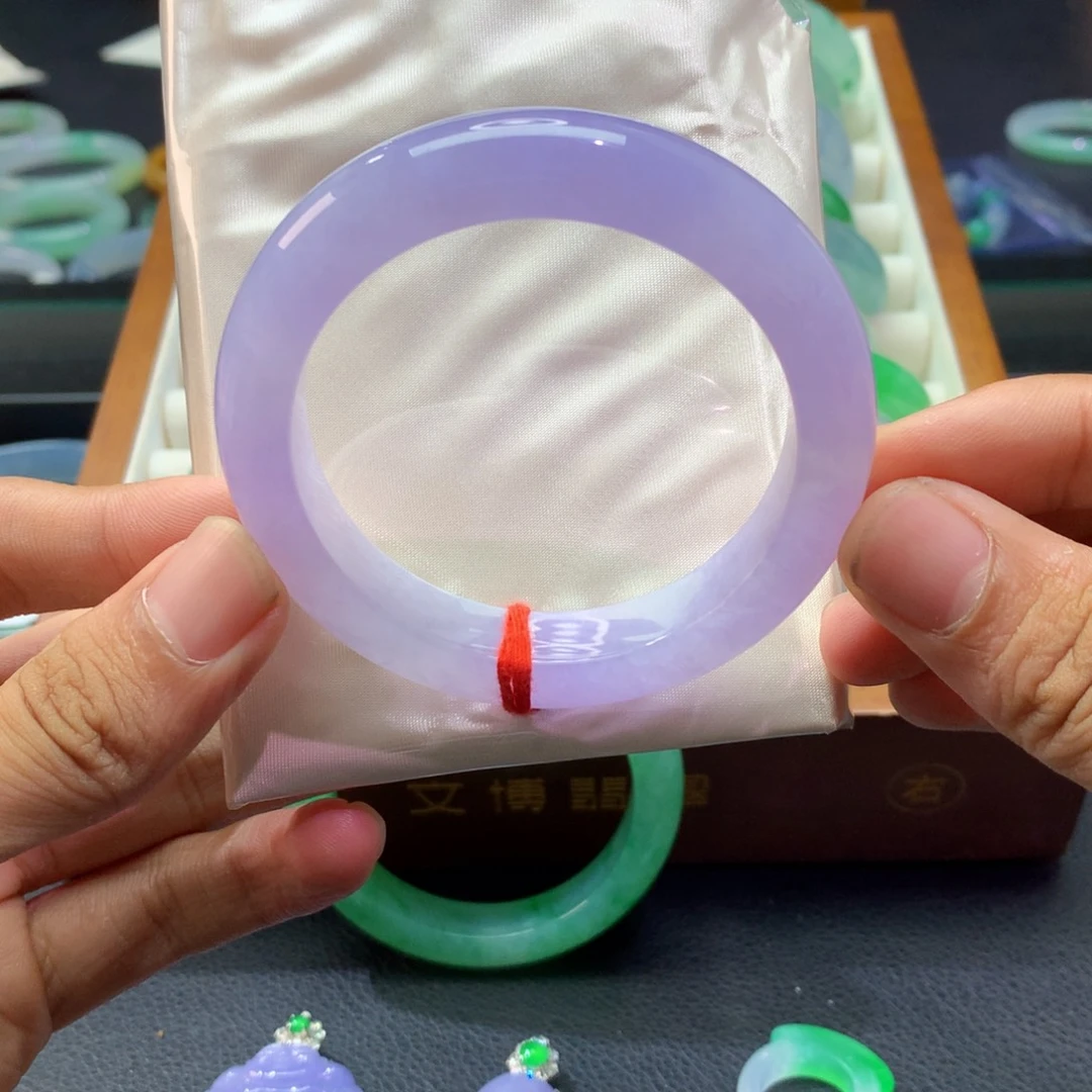 未镶嵌手镯翡翠正圈