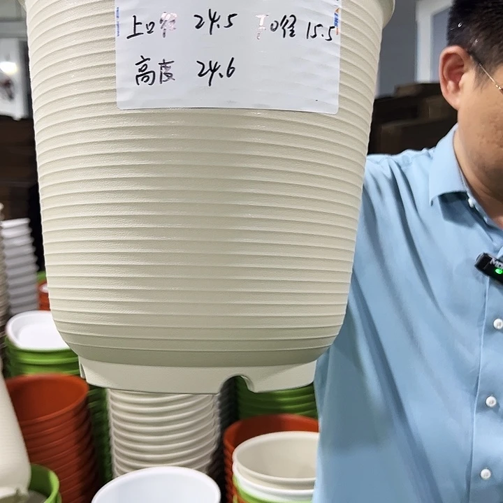 正品高陶口24高24米色5只无托