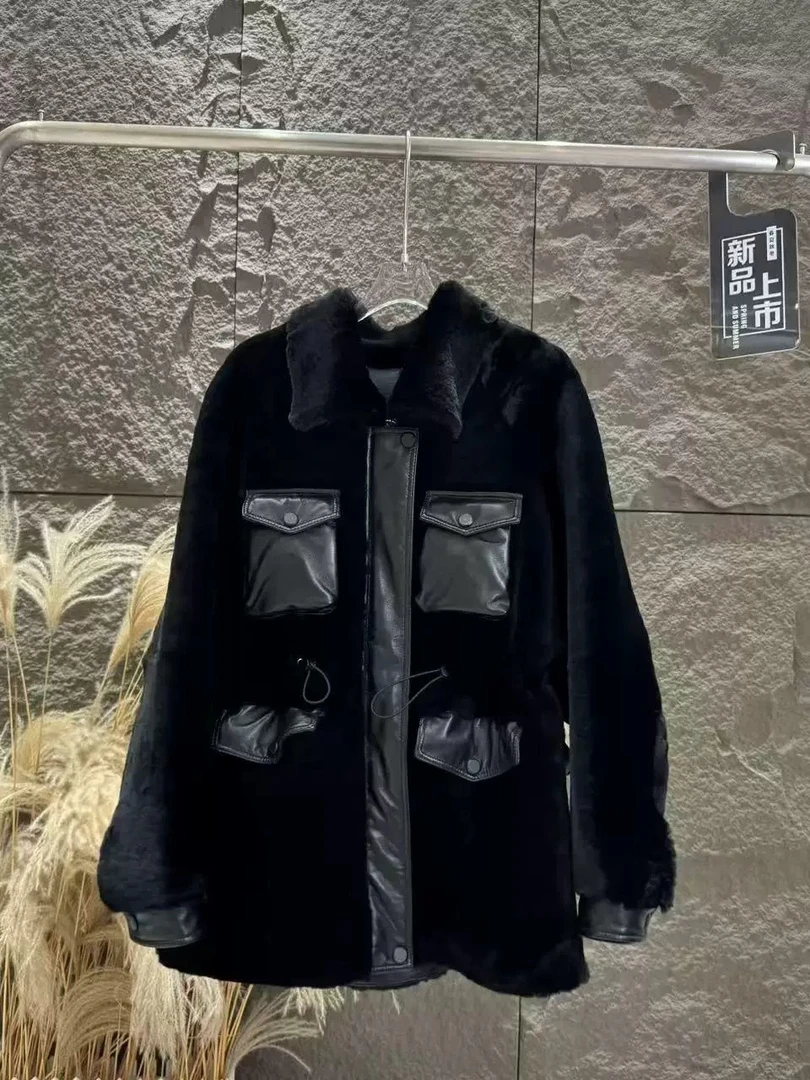 32547黑色风衣款轻奢时尚女士