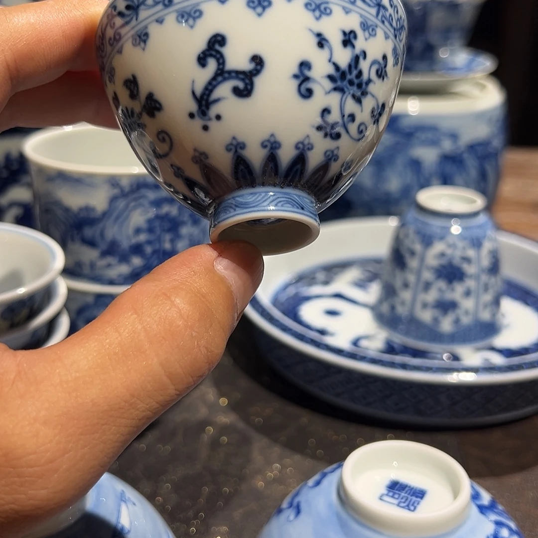 摆件景德镇高端茶器鸡心