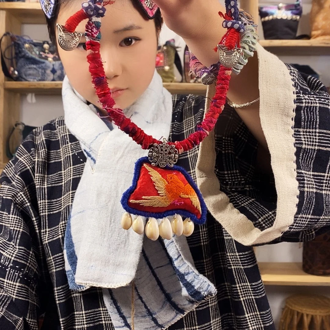 织绣项链民族风项链