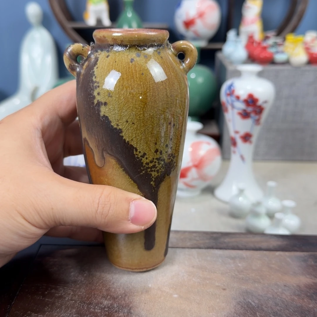 陶瓷手工小花器摆件