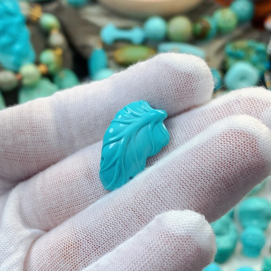 未镶嵌绿松石珠宝半成品