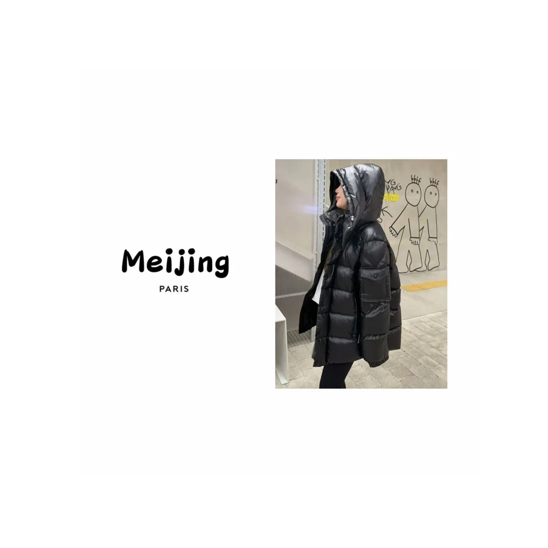 【MOC雾面】2025新款玛雅羽绒服时尚百搭连帽冬季保暖