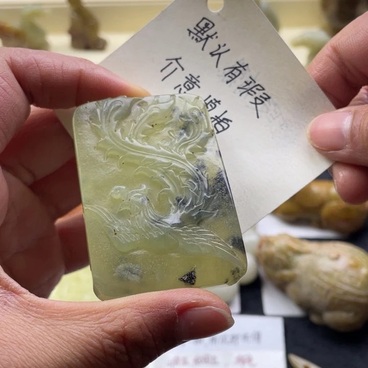 蛇纹石玉颈饰未镶嵌147