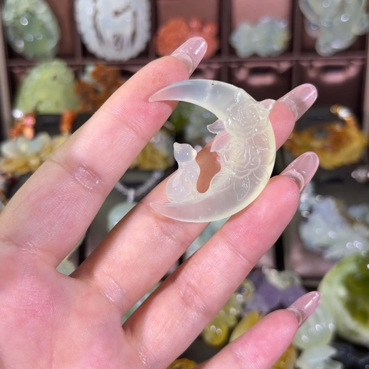 蛇纹石玉合金颈饰