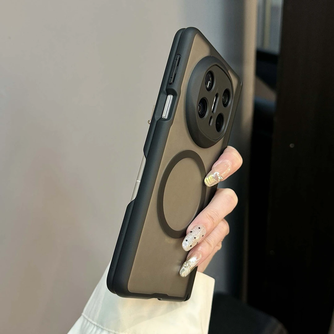 升级双中轴软边壳适用华为matex6手机壳x5典藏版防摔带磁吸充电圈