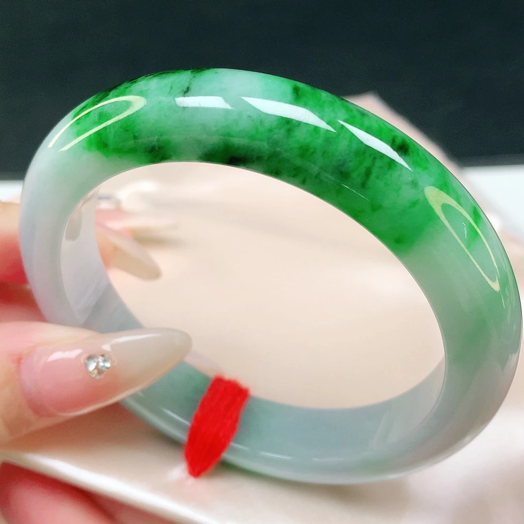 翡翠未镶嵌手镯天然翡翠1811