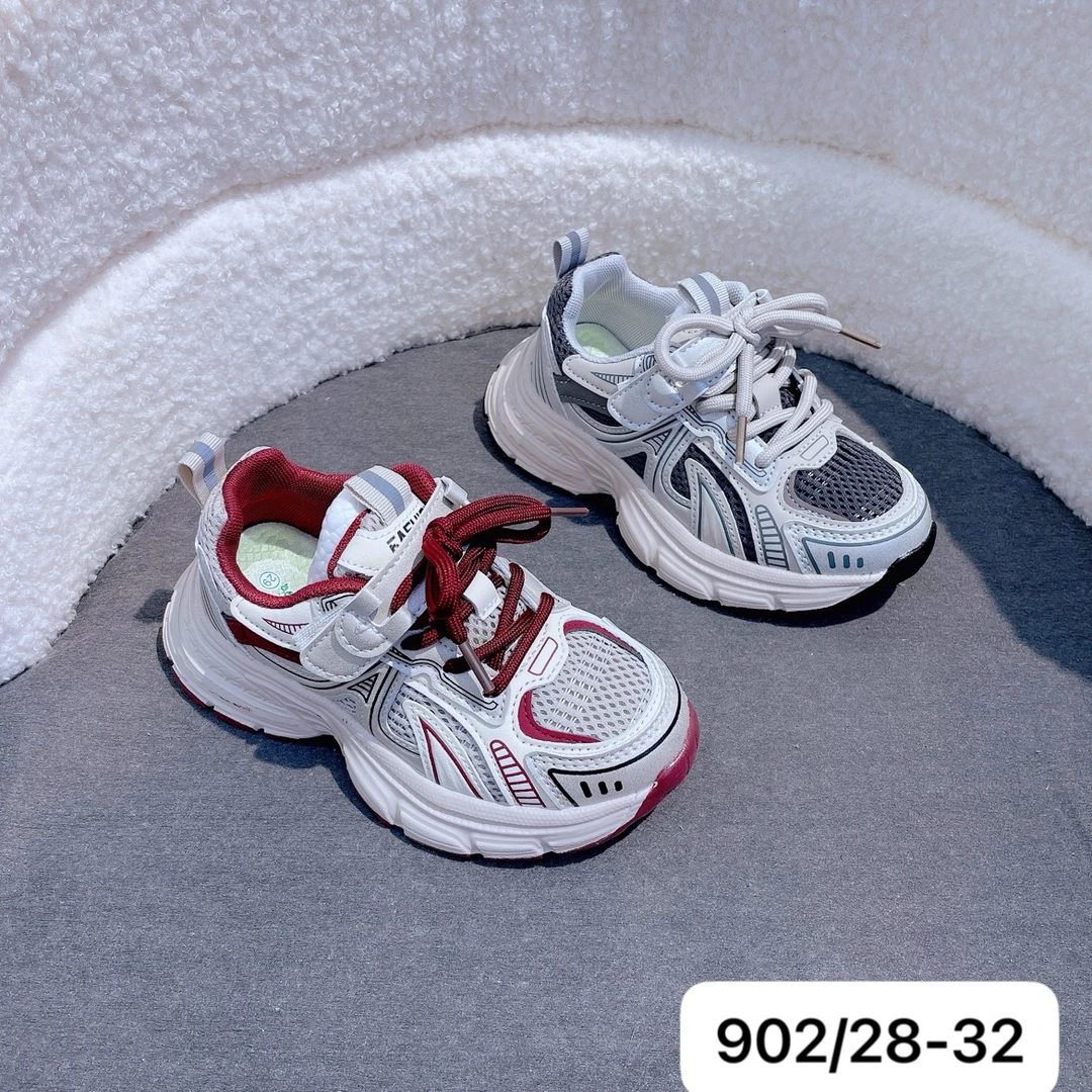 运动鞋男夏季网鞋休闲鞋单网鞋子老爹鞋男童时尚透气