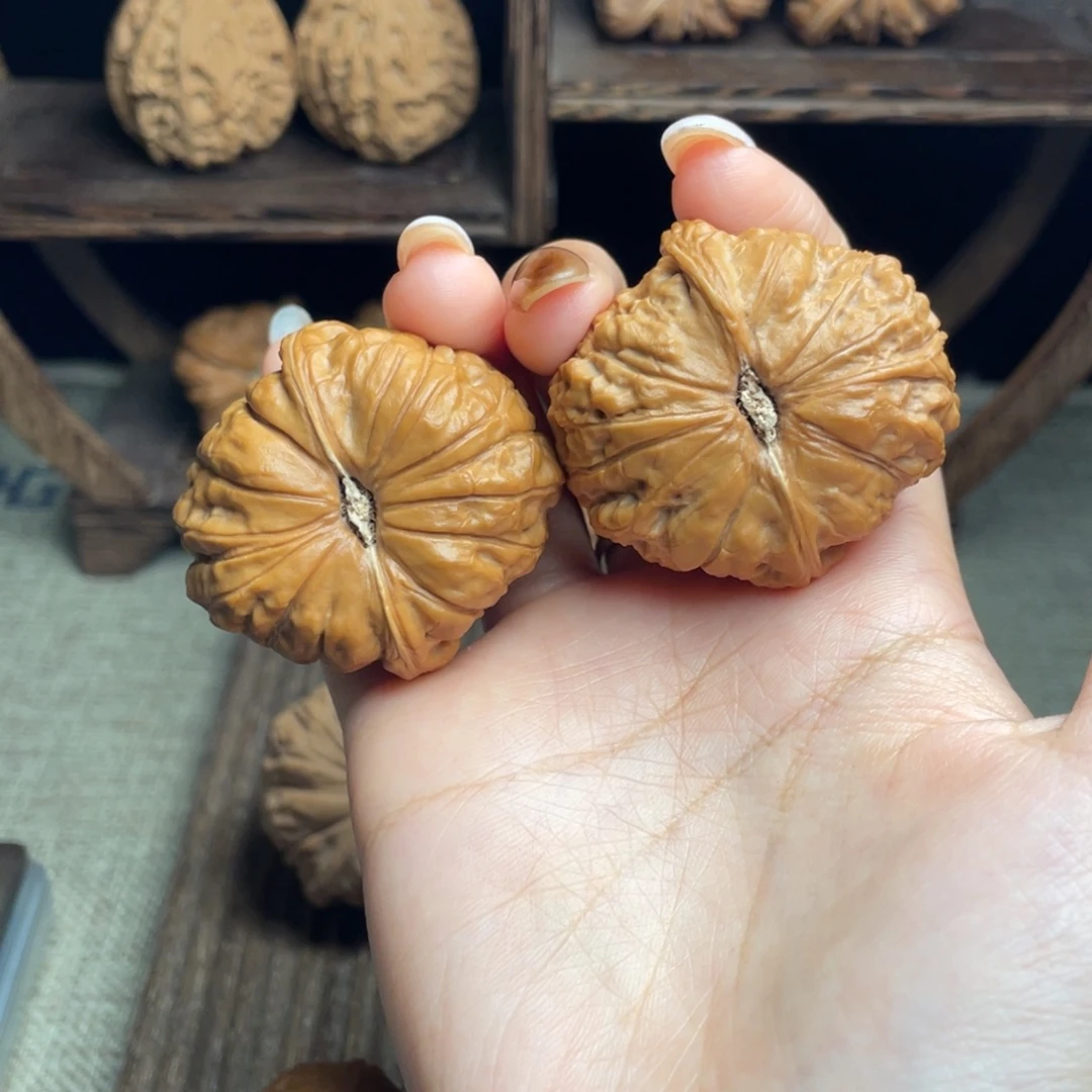吊坠文玩核桃南瓜42 全品打底精配毕业红皮