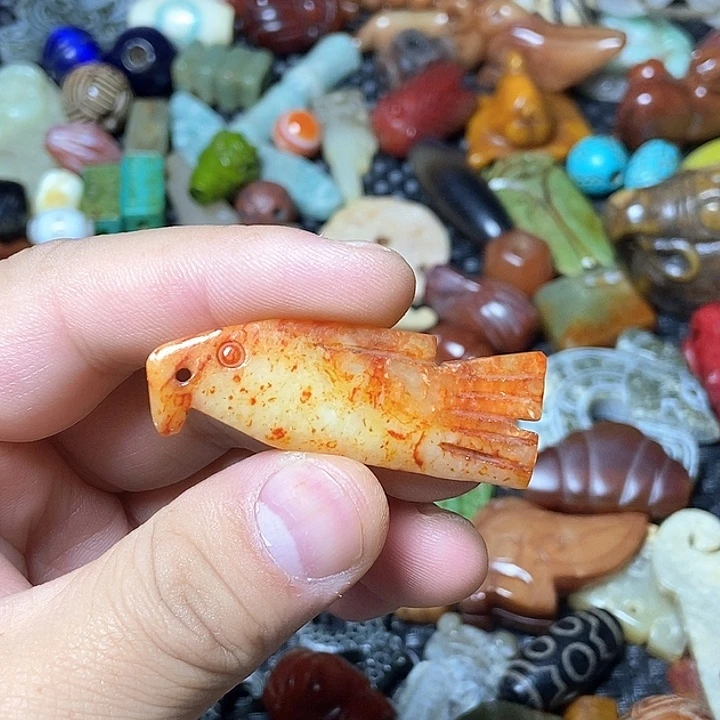 和田玉未镶嵌颈饰185