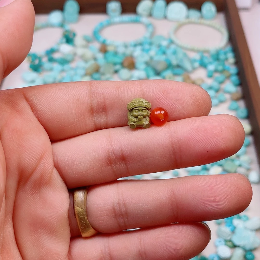 南红玛瑙未镶嵌颈饰416