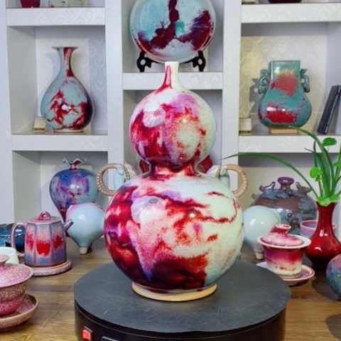 瓷片禹州神后钧瓷原产地~