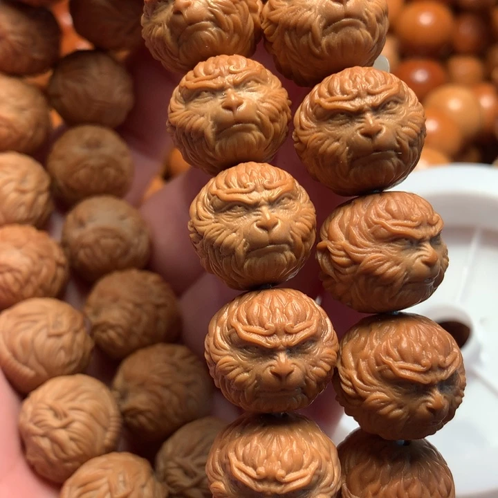 【闪购商品】猴头核桃手串@****@悟空