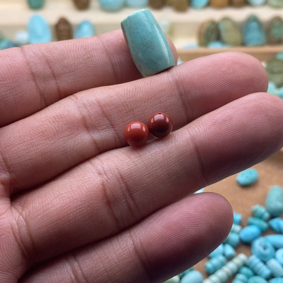 未镶嵌南红玛瑙珠宝半成品