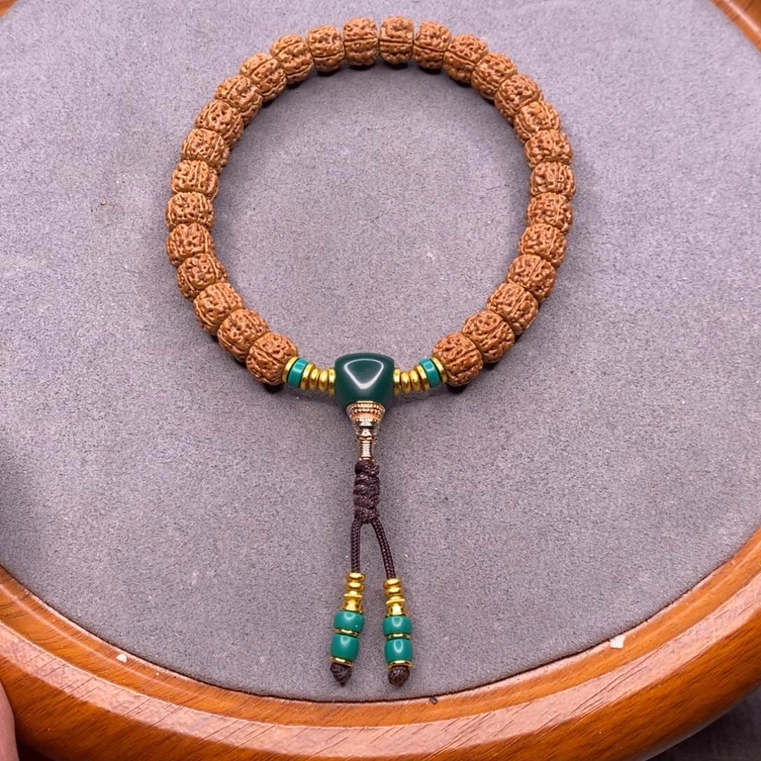 金刚菩提手串龙切盘龙王尺寸1.1