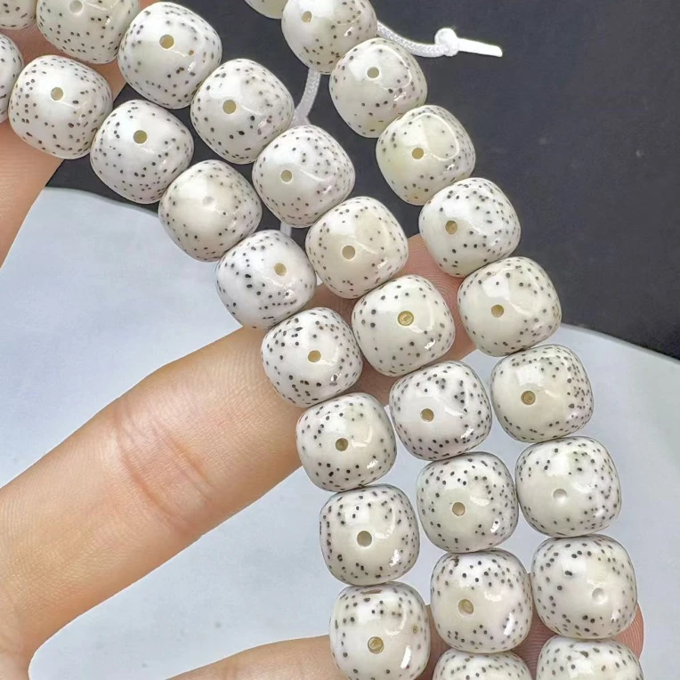 【史诗级】同枝果原脂原生态顺白10X11老形桶珠星月菩提大眼睛