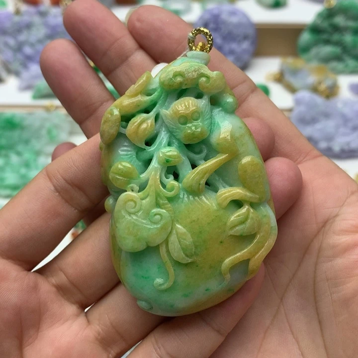 颈饰未镶嵌翡翠翡翠